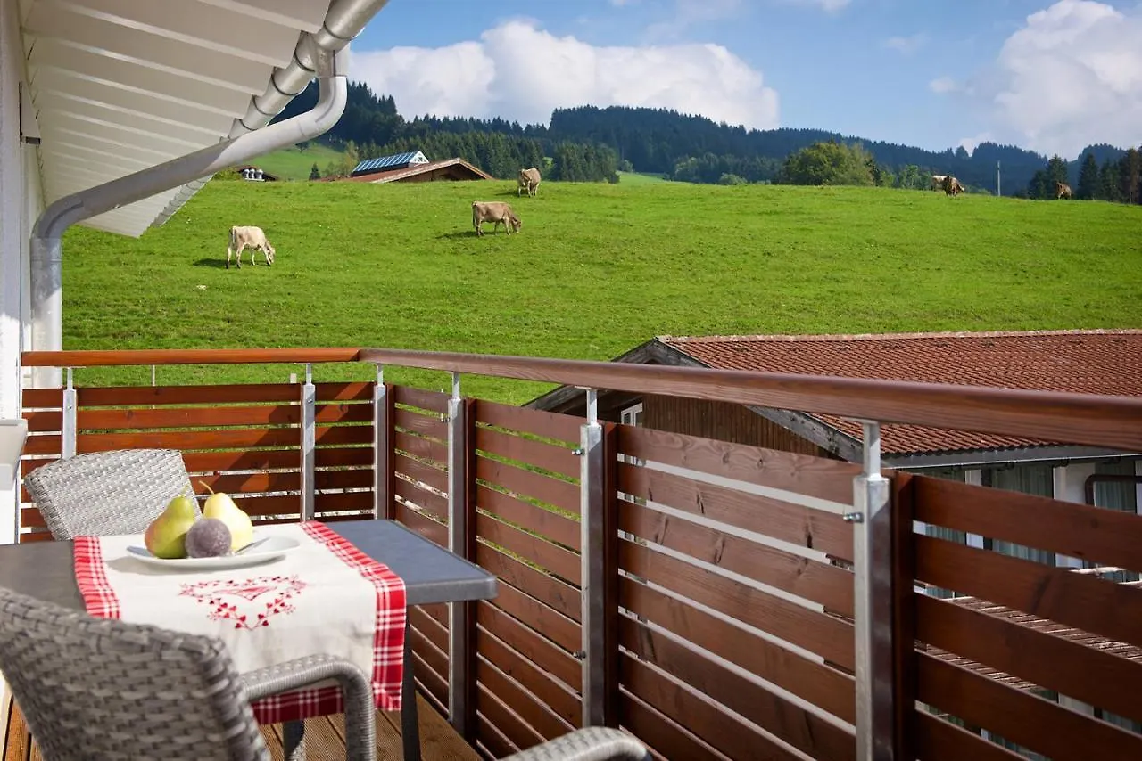 Appartamento 5 Sterne Ferienwohnung Hochgratblick Mit Schwimmbad Und Sauna Oberstaufen